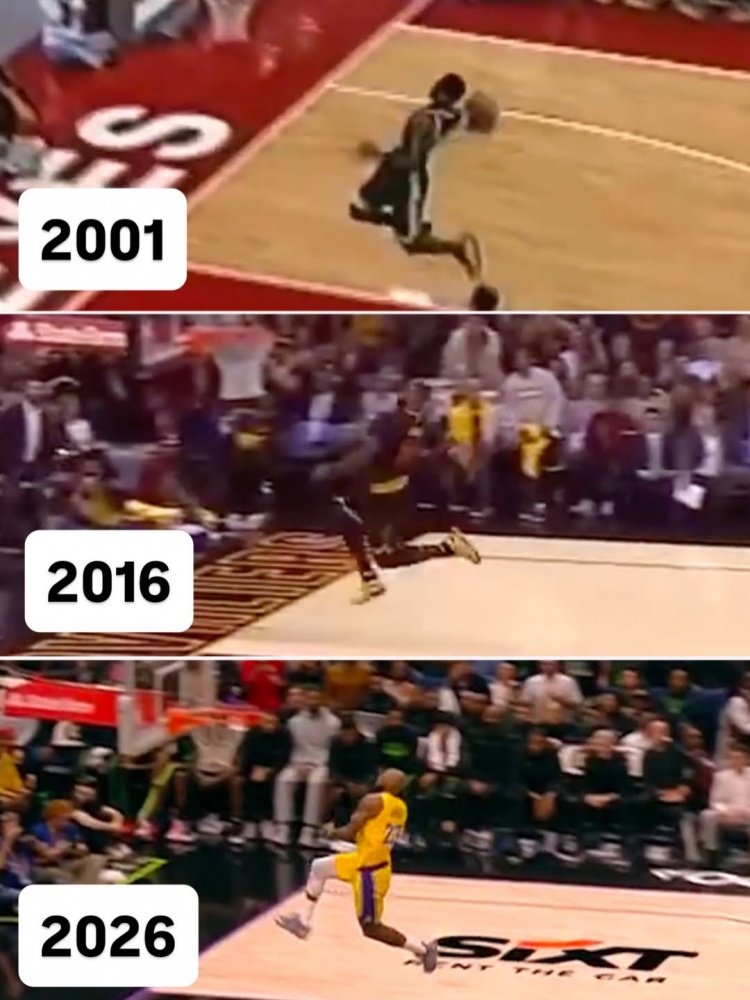 詹姆斯评不同年代自己大风车扣篮：除了飞机编号 什么都没有改变